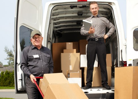 Local man and van service helping with a residential move in Harringay