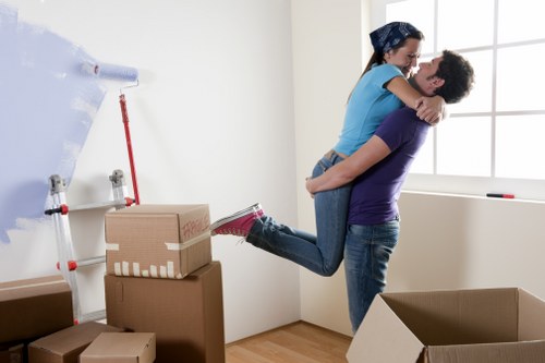 Commercial moving team working on a Harringay business relocation
