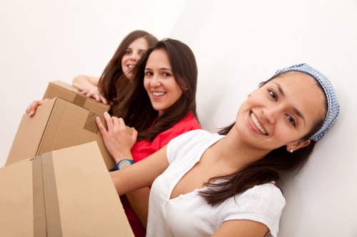 Organised packing and furniture protection for a Harringay move