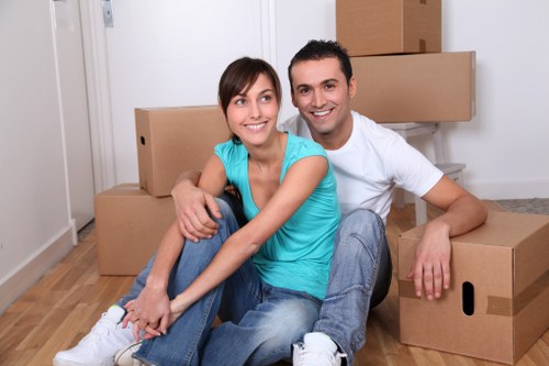 Residential removals support for a flat move in Harringay