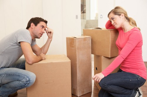Prepared boxes and essentials for a smooth move in Harringay