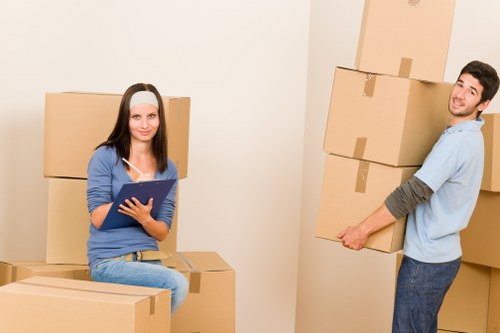 Furniture loading example for a local Harringay removals job