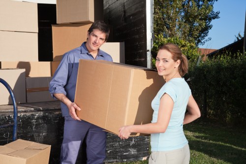Residential furniture removals service working in a Harringay property